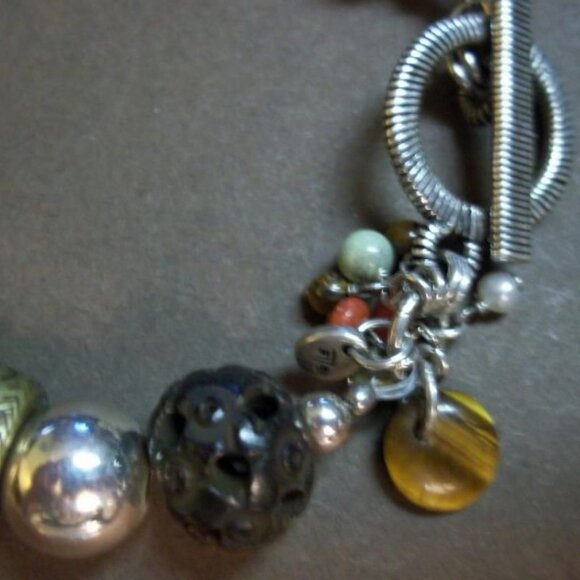 B1889 Retired Silpada Leather Cha-cha Bracelet - Picture 2 of 3